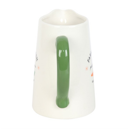 Farm Fresh Carrot Patch Ceramic Flower Jug
