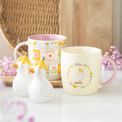 Floral Patchwork Print Mug