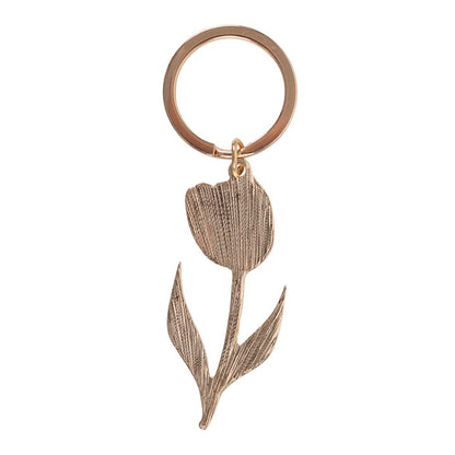 Yellow Tulip Keyring